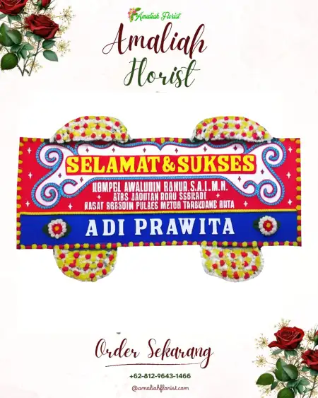Papan Bunga Ucapan Selamat Pagubugan